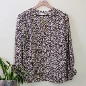 A New Day animal print blouse